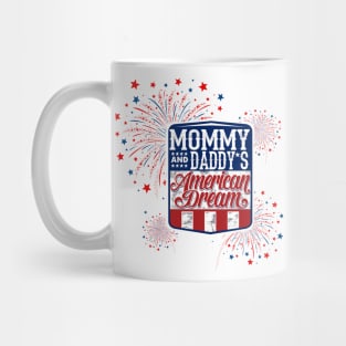 Mommy and Daddy's American Dream Kids Mug